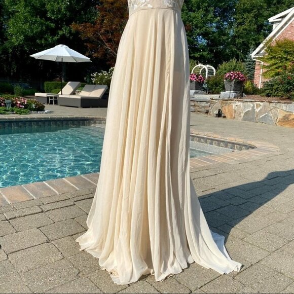 NWT BHLDN Sadia Dress Maxi Oyster - Picture 6 of 14